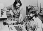 Stevejobs e Steve Wozniack al lavoro